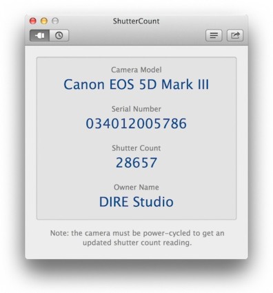 canon shutter count software online