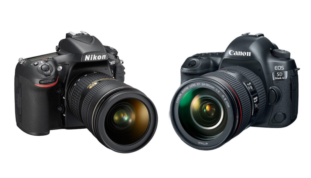 nikon d810 vs canon eos 5d mark iv specs